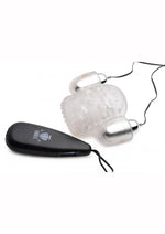 Load image into Gallery viewer, Trinity Men Dual Vibrating Penis Head Teaser with Remote Control - Clear
