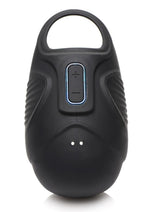 Load image into Gallery viewer, Trinity Men Rechargeable Silicone 7x Vibrating Silicone Ball Sack - Black/Blue
