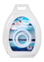 Load image into Gallery viewer, Trinity Men Silicone Cock Rings - Clear - 3 Pack
