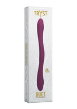 Load image into Gallery viewer, Tryst Duet Rechargeable Silicone Double End Vibrator with Remote Control - Pink
