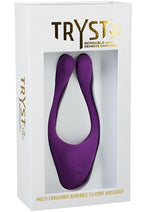 Load image into Gallery viewer, Tryst V2 Bendable Silicone Massage with Remote Control - Purple
