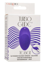 Load image into Gallery viewer, Turbo Glide Teaser Rechargeable Silicone Massager - Purple