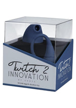 Load image into Gallery viewer, Twitch 2 Silicone Rechargeable Suction and Flapping Vibrator with Remote Control Egg - Blue
