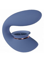 Load image into Gallery viewer, Twitch 3 Silicone Rechargeable Suction and Tongue Vibrator - Blue/Grey
