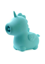 Load image into Gallery viewer, Unihorn Mount&#39;n Peak The Pointy Tongued One Silicone Clitoral Stimulator - Blue
