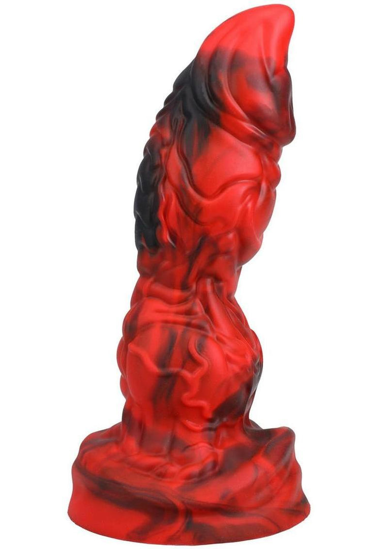 Vac-U-Lock Fantasy Fuckers Red Raider Silicone Dildo - Red