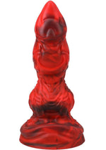 Load image into Gallery viewer, Vac-U-Lock Fantasy Fuckers Red Raider Silicone Dildo
