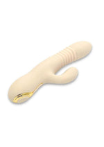 Load image into Gallery viewer, Velvet Gogo All-In-1 Thruster Rechargeable Silicone Dildo - Vanilla

