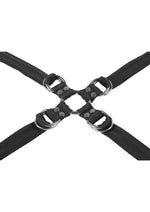 Load image into Gallery viewer, Velvet Noir Adjustable Hog Tie and Cuff