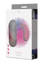 Load image into Gallery viewer, Vibe Therapy Insanity Silicone Rabbit Vibrator Waterproof - Black/Pink