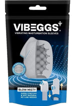 Load image into Gallery viewer, Vibeggs Blow Misty Unisex Masturbation Egg - Blue/White