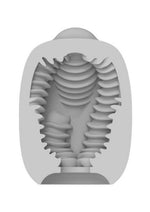 Load image into Gallery viewer, Vibeggs Twisty Tongues Unisex Masturbation Egg - Blue/White