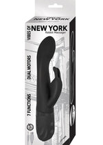 Load image into Gallery viewer, Vibes Of New York Rabbit Massager Rechargeable Silicone Vibrator - Black

