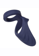 Load image into Gallery viewer, Viceroy Perineum Dual Ring Silicone Cock Ring - Blue
