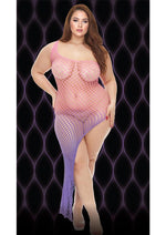Load image into Gallery viewer, Violet Sky Off-The-Shoulder Mini Dress - Pink/Purple - Queen