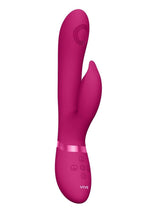 Load image into Gallery viewer, Vive Aimi Rechargeable Silicone Pulse Wave and Vibrating G-Spot Rabbit - Pink
