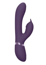 Load image into Gallery viewer, Vive Aimi Rechargeable Silicone Pulse Wave and Vibrating G-Spot Rabbit - Purple
