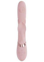 Load image into Gallery viewer, Vive Fronda Rechargeable Silicone Triple Motor G-Spot Vibrating and Tapping Leaf Clit Stimulator
