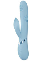 Load image into Gallery viewer, Vive Fronda Silicone Rechargeable Triple Motor G-Spot Vibrating and Tapping Leaf Clit Stimulator

