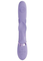 Load image into Gallery viewer, Vive Fronda Silicone Rechargeable Triple Motor G-Spot Vibrating and Tapping Leaf Clit Stimulator
