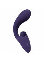 Load image into Gallery viewer, Vive Gen Rechargeable Silicone Triple Motor G-Spot Vibrator with Pulse Wave - Purple
