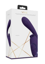 Load image into Gallery viewer, Vive Gen Rechargeable Silicone Triple Motor G-Spot Vibrator with Pulse Wave - Purple
