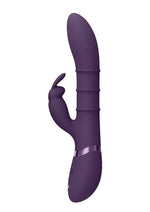 Load image into Gallery viewer, Vive Kura Rechargeable Silicone Triple Motor Up and Down Vibrating Triple Ring Rabbit
