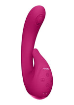 Load image into Gallery viewer, Vive Miki Rechargeable Silicone Pulse Wave and Flickering G-Spot Vibrator
