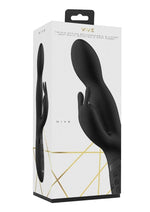 Load image into Gallery viewer, Vive Niva 360 Degrees Rechargeable Silicone Rotating G-Spot Rabbit Vibrator - Black
