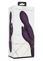Load image into Gallery viewer, Vive Niva 360 Degrees Rechargeable Silicone Rotating G-Spot Rabbit Vibrator - Purple
