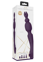 Load image into Gallery viewer, Vive Rechargeable Silicone Nami Pulse Wave and Vibrating Wand - Purple
