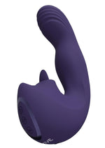 Load image into Gallery viewer, Vive Riko Rechargeable Silicone Triple Motor G-Spot Finger Motion Vibrator - Purple
