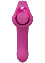 Load image into Gallery viewer, Vive Riko Rechargeable Silicone Triple Motor Thumper with Finger Motion Vibrator
