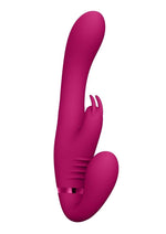 Load image into Gallery viewer, Vive Suki Rechargeable Silicone Vibrating Strapless Strap-On Rabbit
