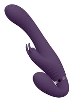 Load image into Gallery viewer, Vive Suki Rechargeable Silicone Vibrating Strapless Strap-On Rabbit
