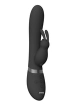 Load image into Gallery viewer, Vive Taka Rechargeable Silicone Inflatable and Vibrating Rabbit Vibrator
