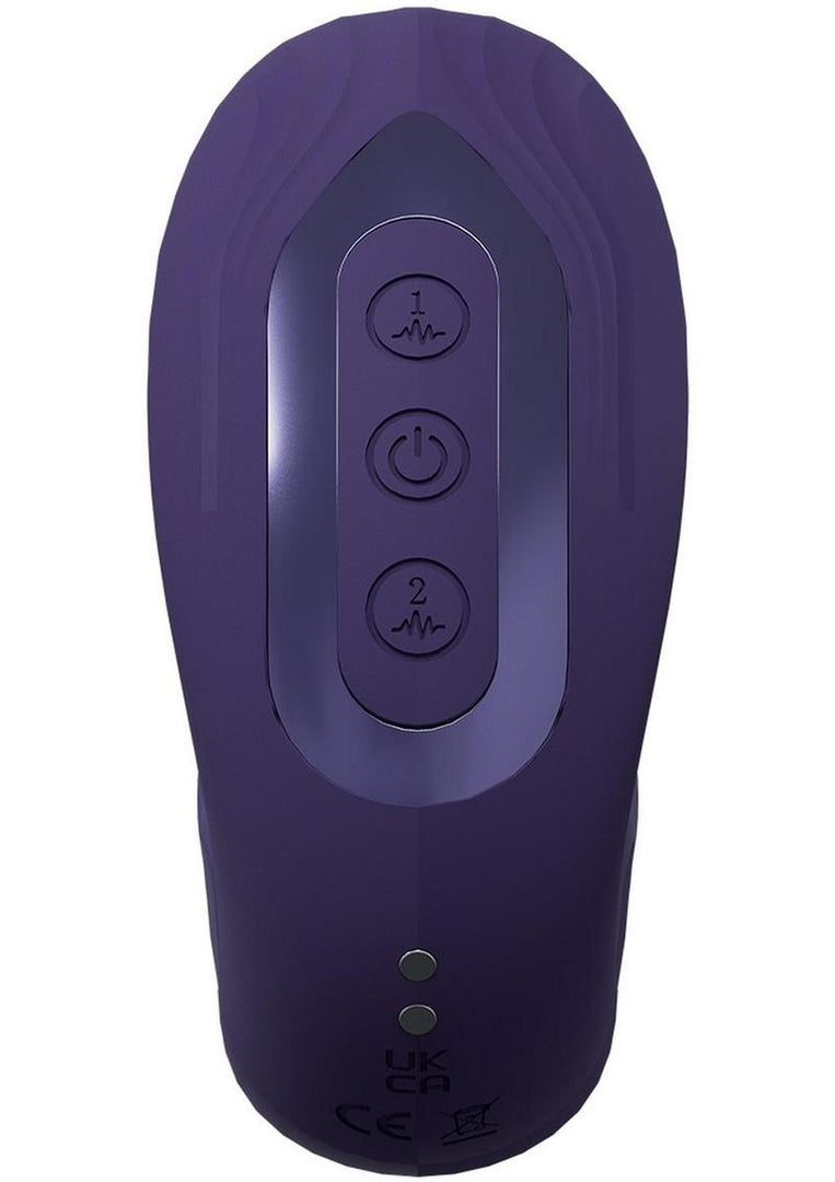 Vive Yuna Rechargeable Silicone Triple Motor Air Wave Vibrator with G-Spot Flapping Stimulation Vibrator