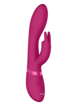 Load image into Gallery viewer, Vive Zosia Classic Rechargeable Silicone G-Spot Rabbit Vibrator - Pink
