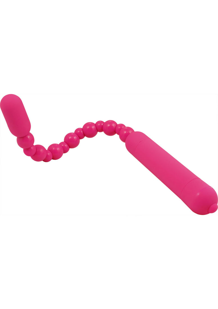 Voodoo 7 Multi Function Fully Adjustable Pleasure Wand Vibrator Waterproof - Pink