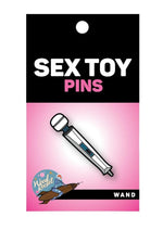 Load image into Gallery viewer, Wand Enamel Pin - Black/White