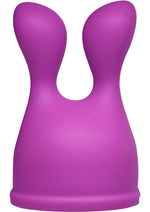 Load image into Gallery viewer, Wand Essentials Bliss Tips Dual Stimulation Silicone Attachment - Purple