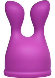 Wand Essentials Bliss Tips Dual Stimulation Silicone Attachment - Purple