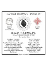 Load image into Gallery viewer, Warm Human Black Tourmaline - Black
