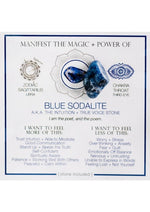 Load image into Gallery viewer, Warm Human Blue Sodalite - Blue
