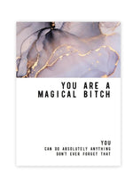 Load image into Gallery viewer, Warm Human Magical Bitch Greeting Card