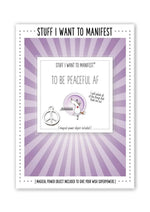 Load image into Gallery viewer, Warm Human Manifest Greeting Card - Peaceful AF