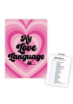 Load image into Gallery viewer, Warm Human My Love Language Is... Greeting Card