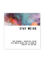 Load image into Gallery viewer, Warm Human Stay Weird Magnet
