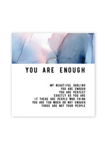 Load image into Gallery viewer, Warm Human You Are Enough Magnet
