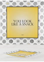 Load image into Gallery viewer, Warm Human You Look Like A Snack Trinket Tray 5x5

